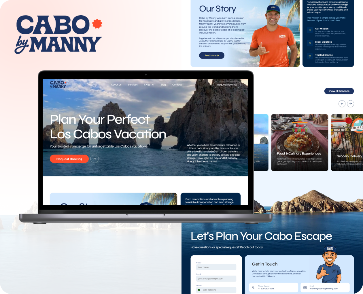 Cabo by Manny website
