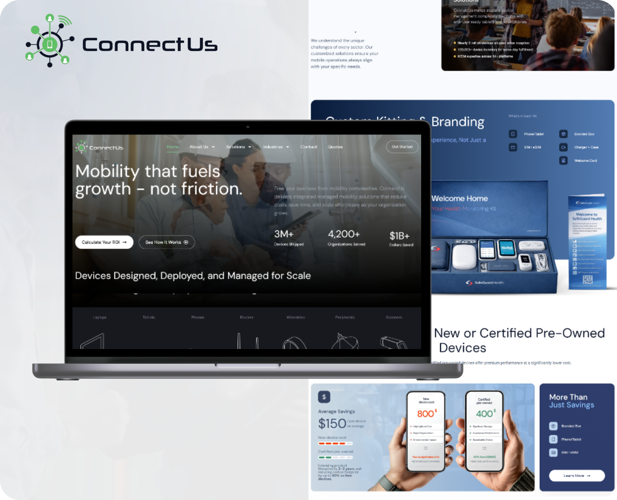 ConnectUs Corp website